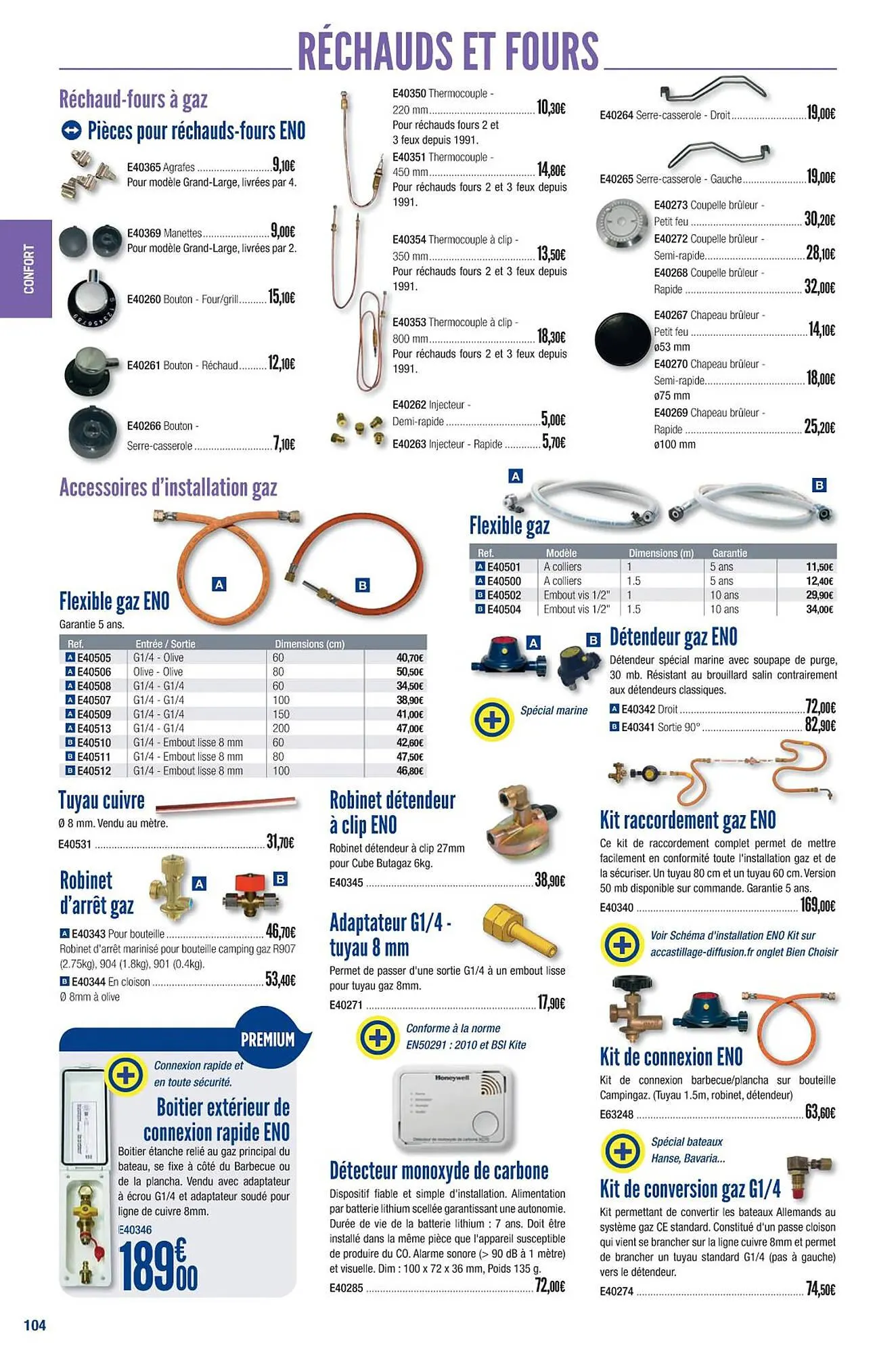 Catalogue Accastillage Diffusion du 1 mars au 31 décembre 2023 - Catalogue page 106