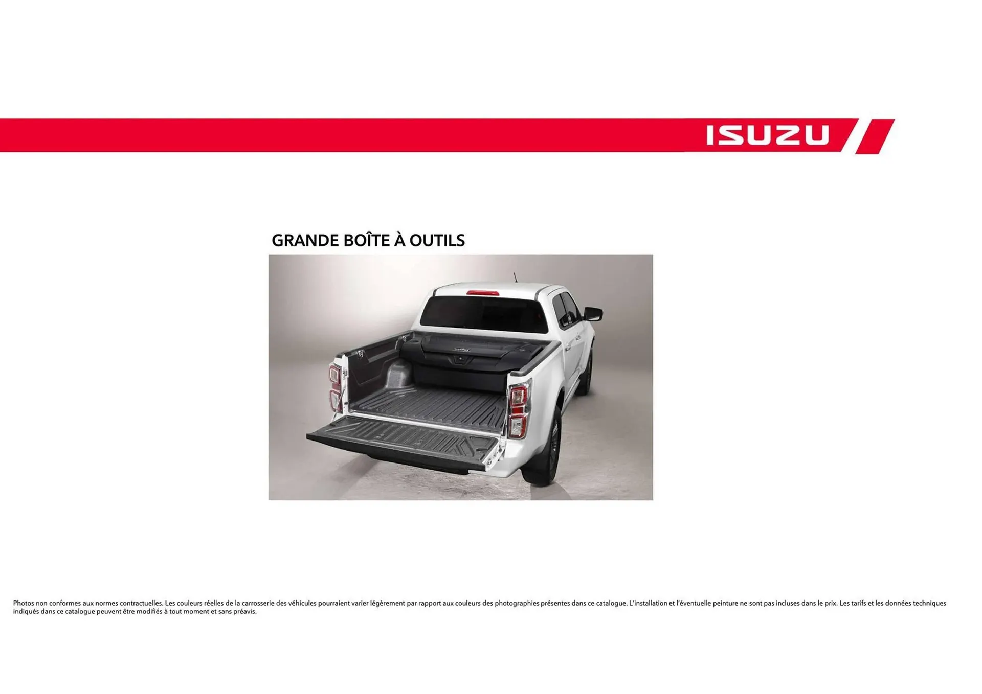 Catalogue Isuzu du 15 octobre au 15 octobre 2025 - Catalogue page 41