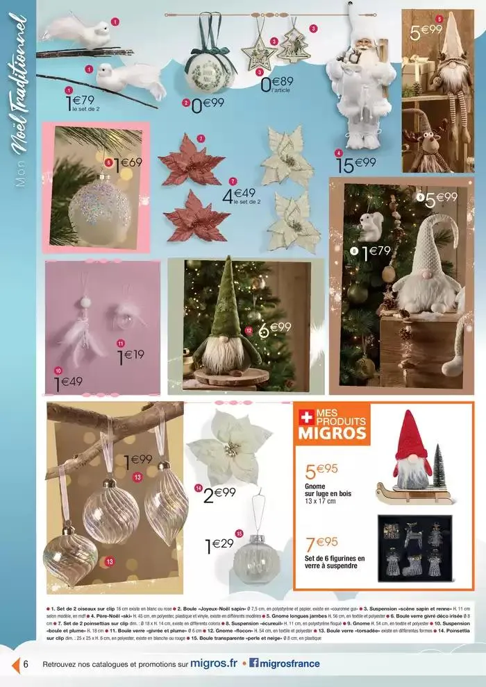 Déco (18j) Kdo Mode festif du 19 novembre au 15 décembre 2024 - Catalogue page 6
