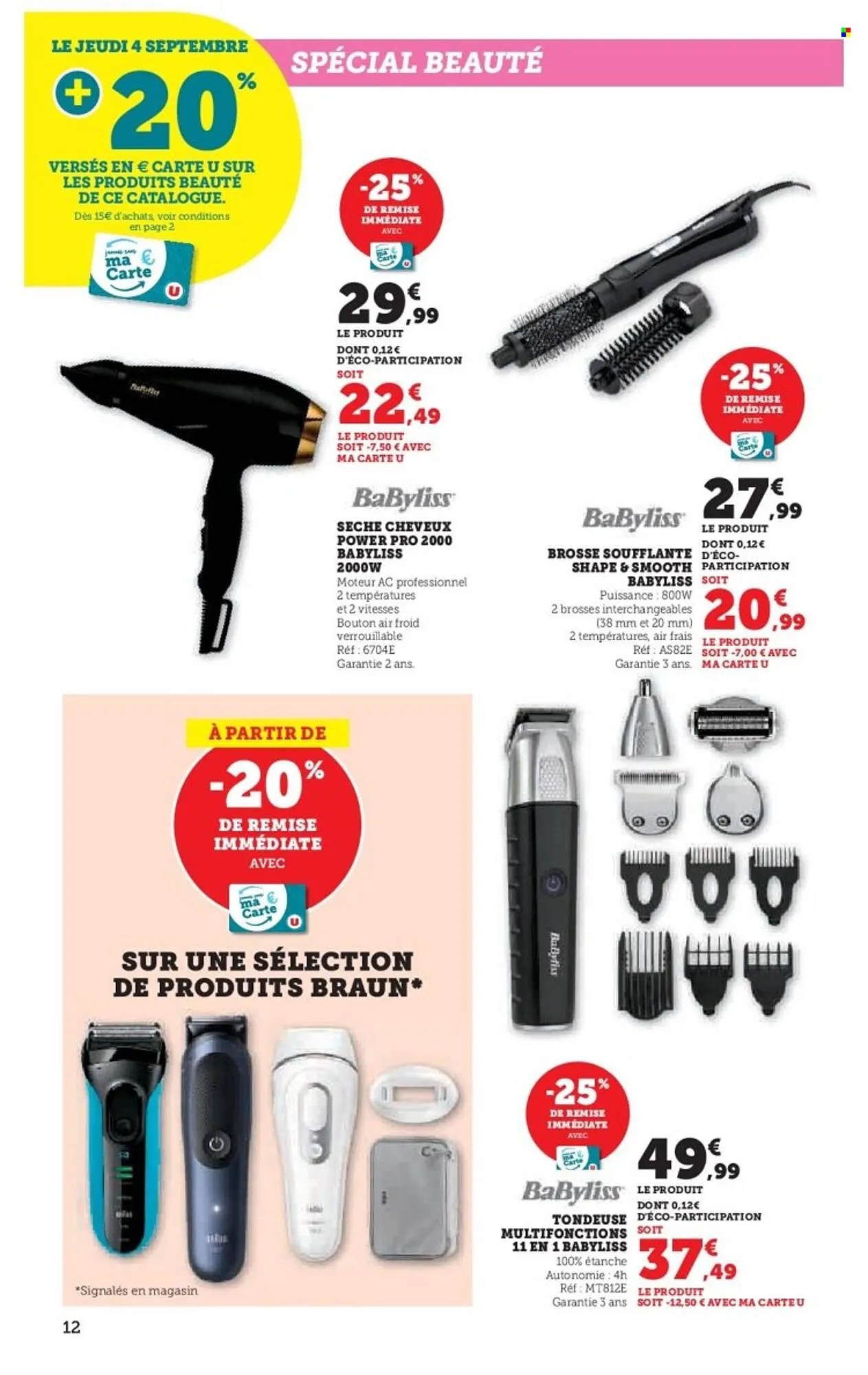 Catalogue Super U du 2 septembre au 14 septembre 2025 - Catalogue page 12