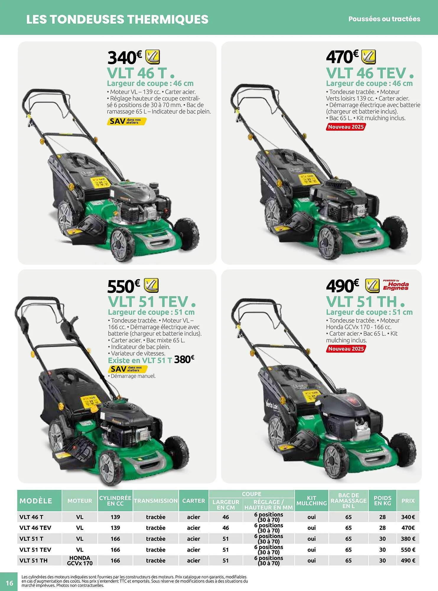 Catalogue Verts Loisirs du 5 mars au 29 décembre 2025 - Catalogue page 16