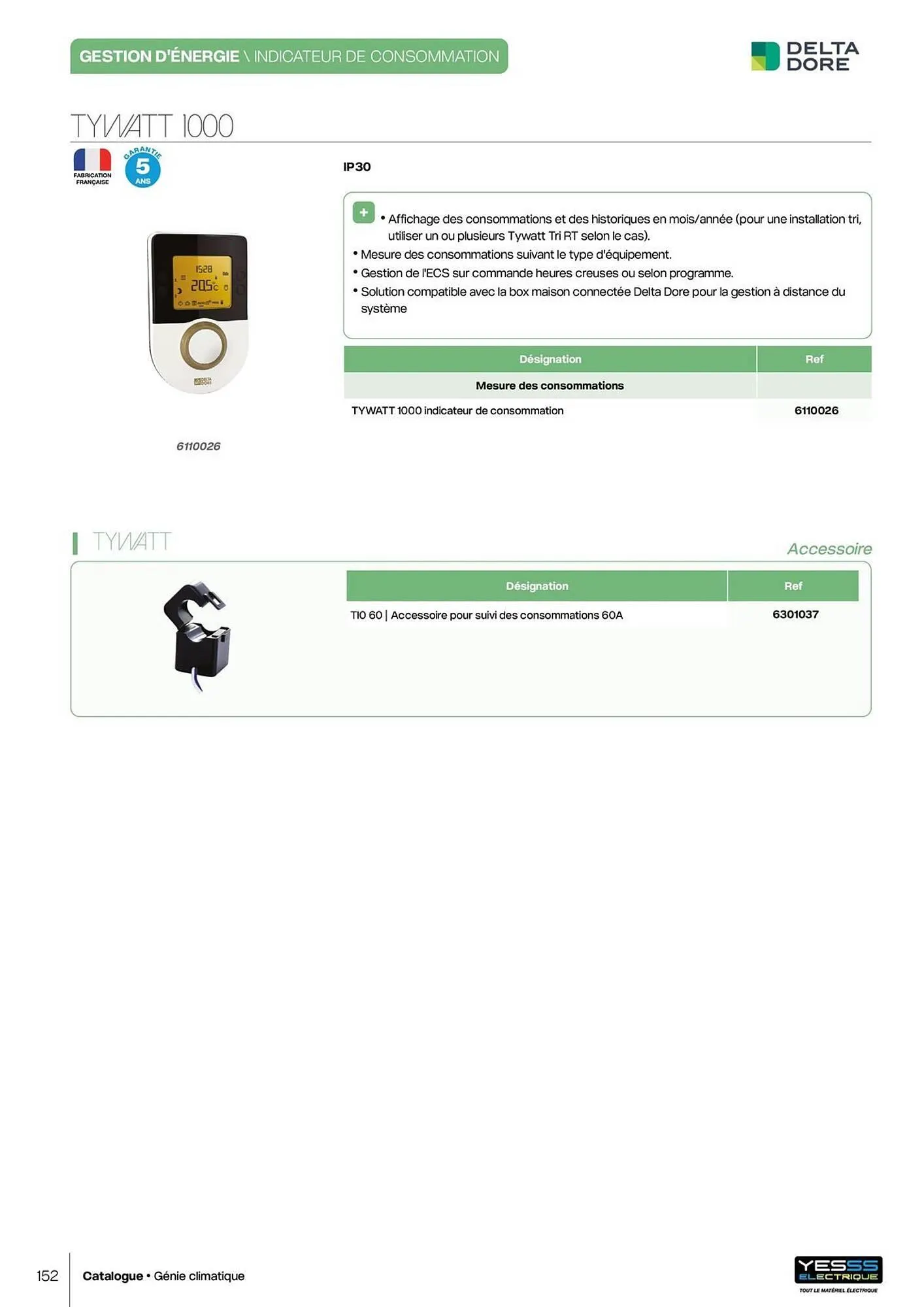 Catalogue Yesss electrique du 14 octobre au 31 décembre 2026 - Catalogue page 154