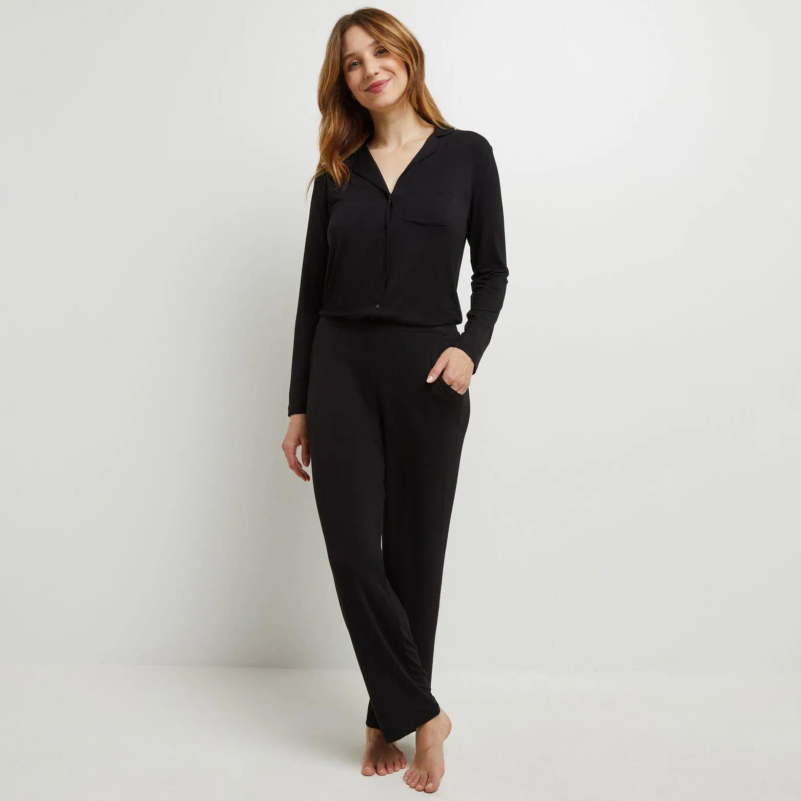 PANTACOURT VISCOSE NOIR