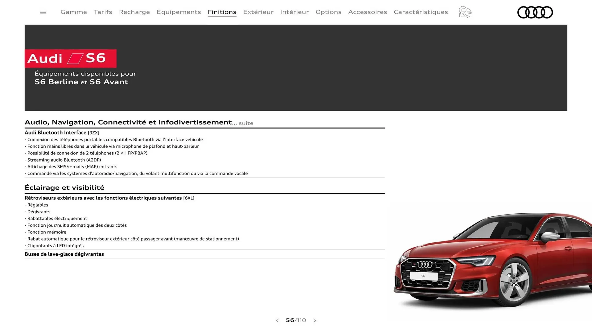 Catalogue Audi du 7 janvier au 31 janvier 2026 - Catalogue page 56