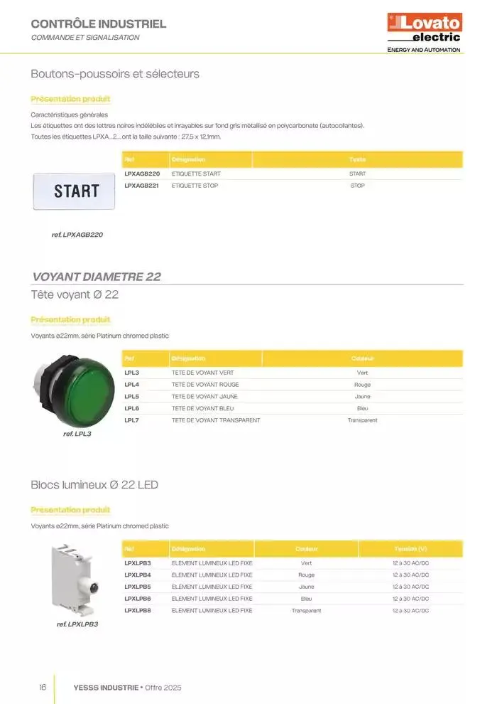 Industrie 2025 du 28 janvier au 31 décembre 2025 - Catalogue page 18