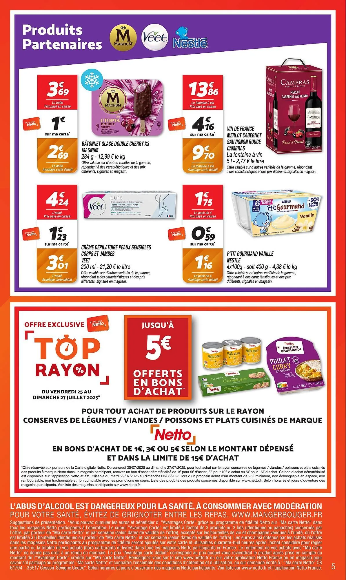 Catalogue Netto du 22 juillet au 28 juillet 2025 - Catalogue page 5