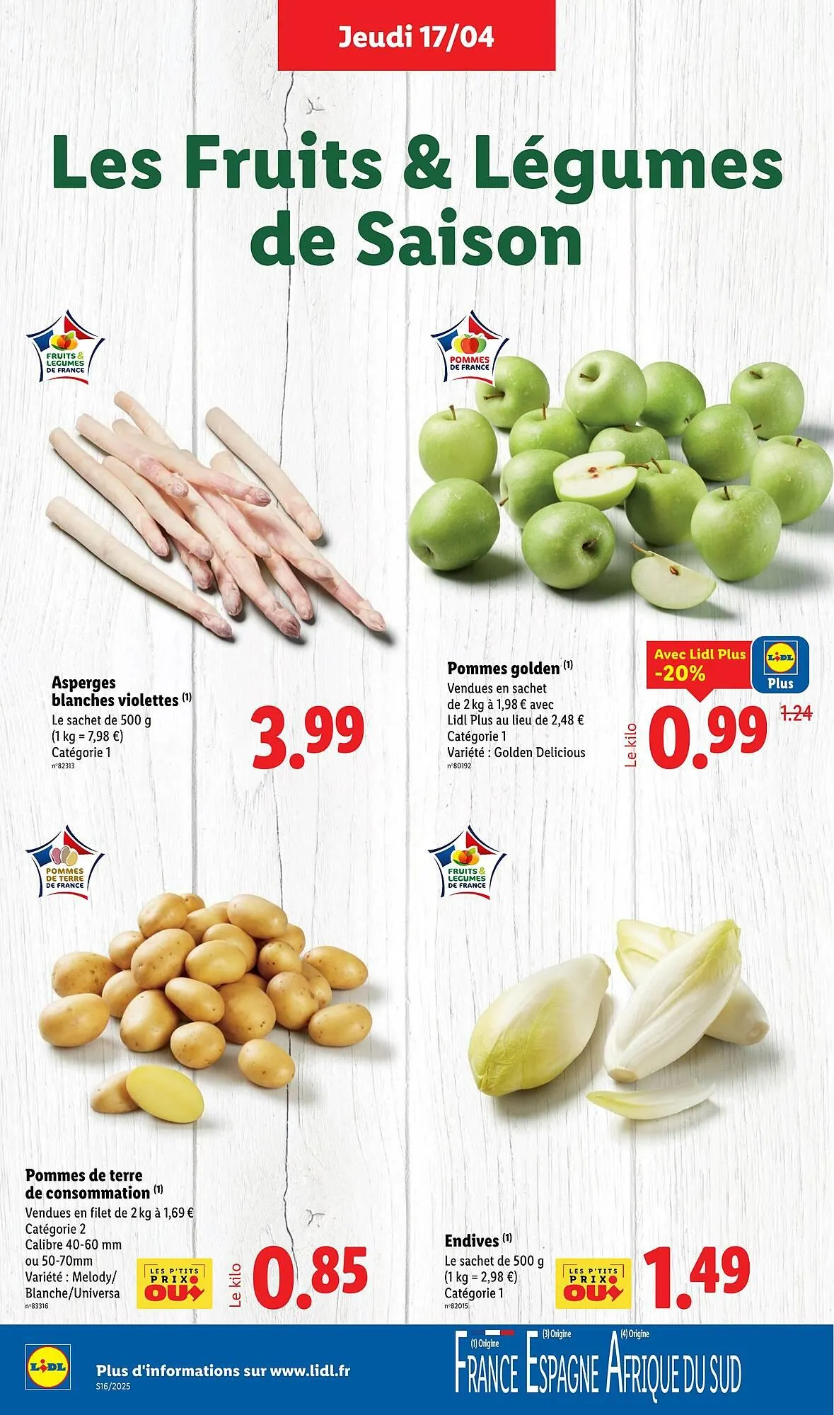 Catalogue Lidl du 17 avril au 23 avril 2025 - Catalogue page 2