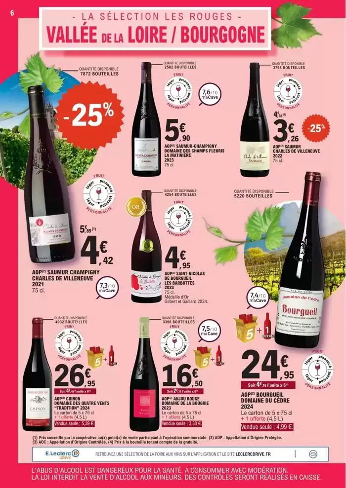 FOIRE AUX VINS DE PRINTEMPS - MIXTE du 8 avril au 19 avril 2025 - Catalogue page 6