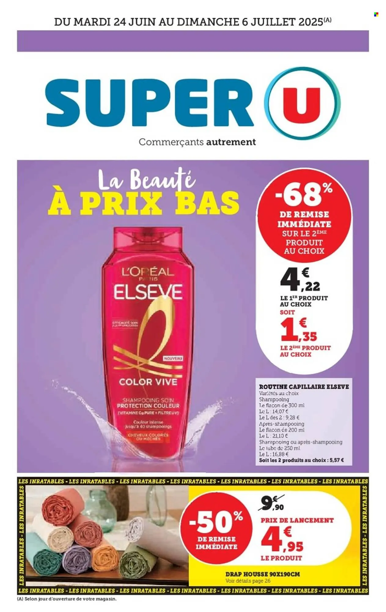 Catalogue Super U du 24 juin au 6 juillet 2025 - Catalogue page 1