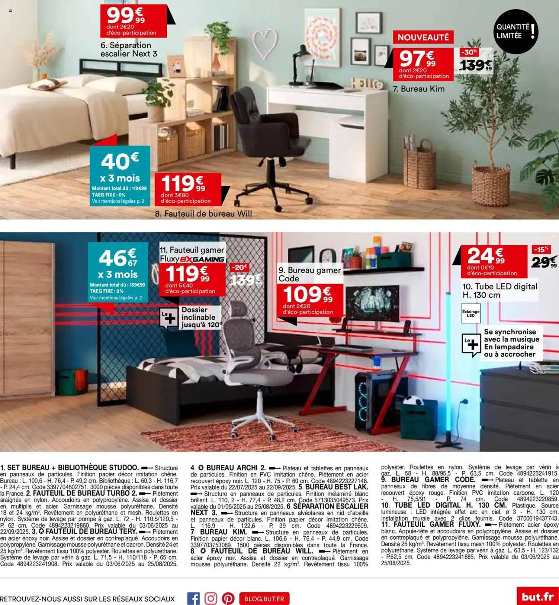 Catalogue BUT du 22 juillet au 25 août 2025 - Catalogue page 3