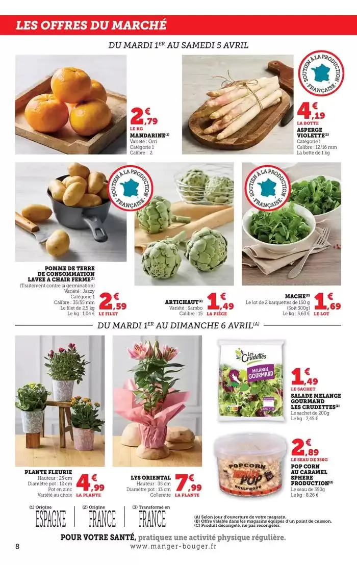 Les prix bas ! du 31 mars au 6 avril 2025 - Catalogue page 8