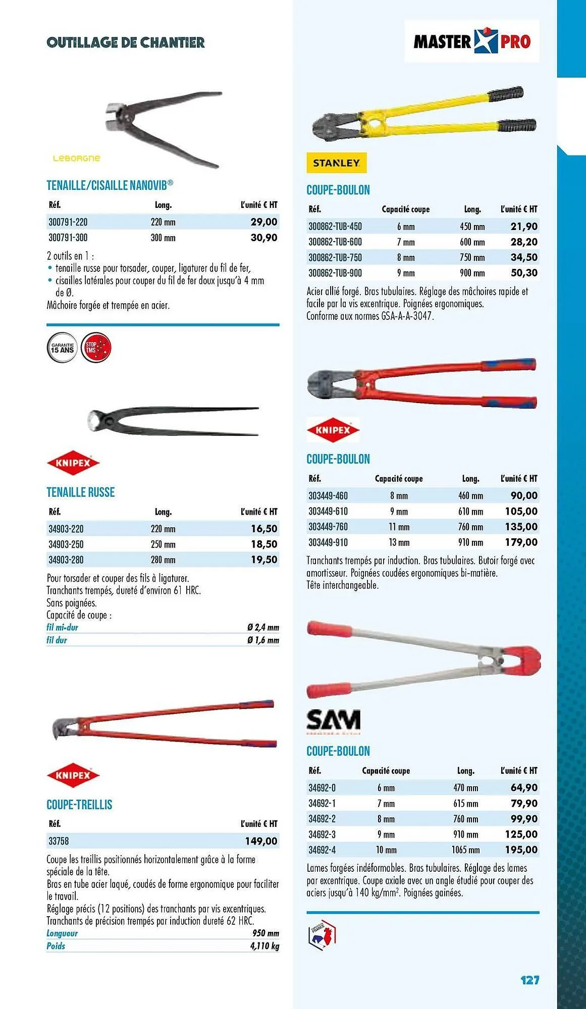 Catalogue Master Pro du 3 janvier au 31 décembre 2025 - Catalogue page 129