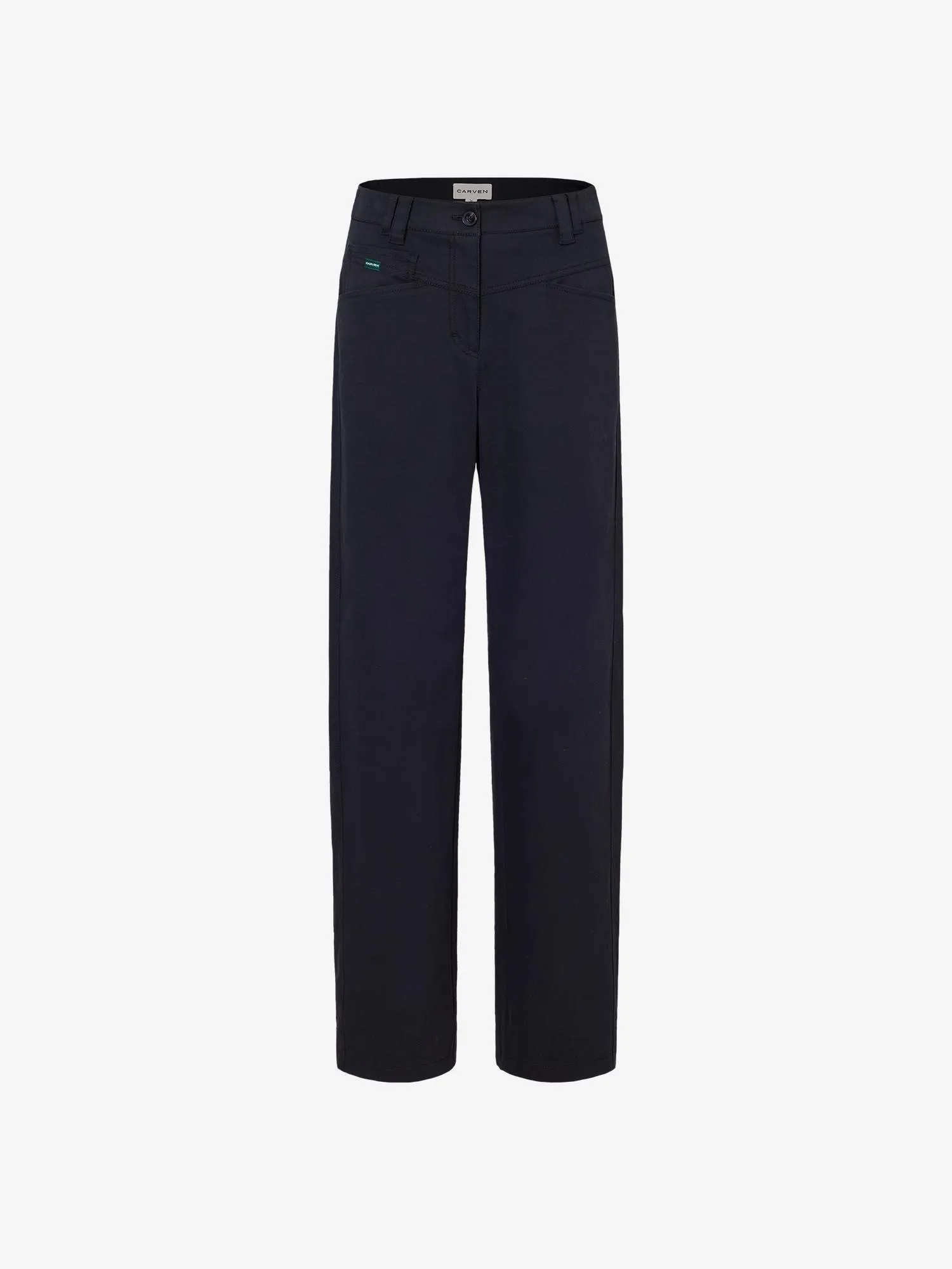 ELFI TROUSERS IN BLACK COTTON