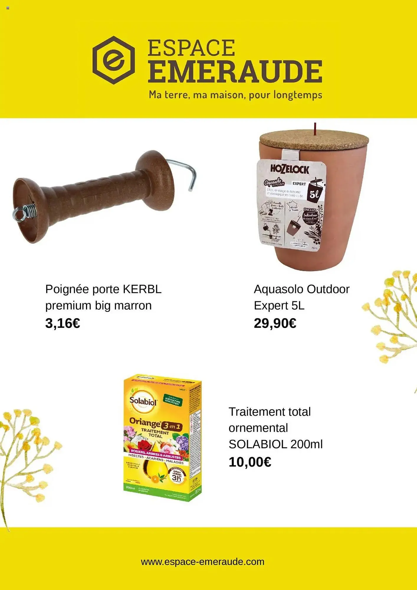 Catalogue Espace emeraude - 1