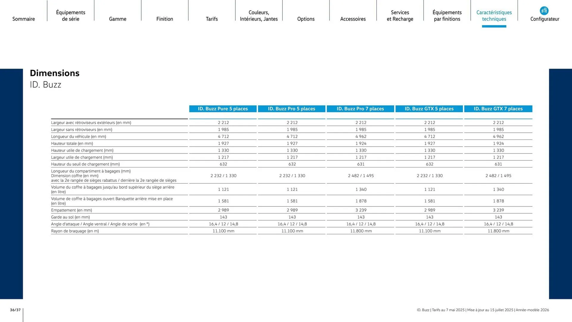 Catalogue Volkswagen du 7 août au 31 mars 2026 - Catalogue page 36