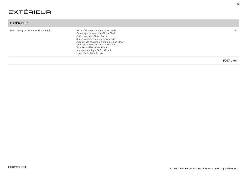 JAGUAR F-TYPE du 6 janvier au 31 décembre 2025 - Catalogue page 5