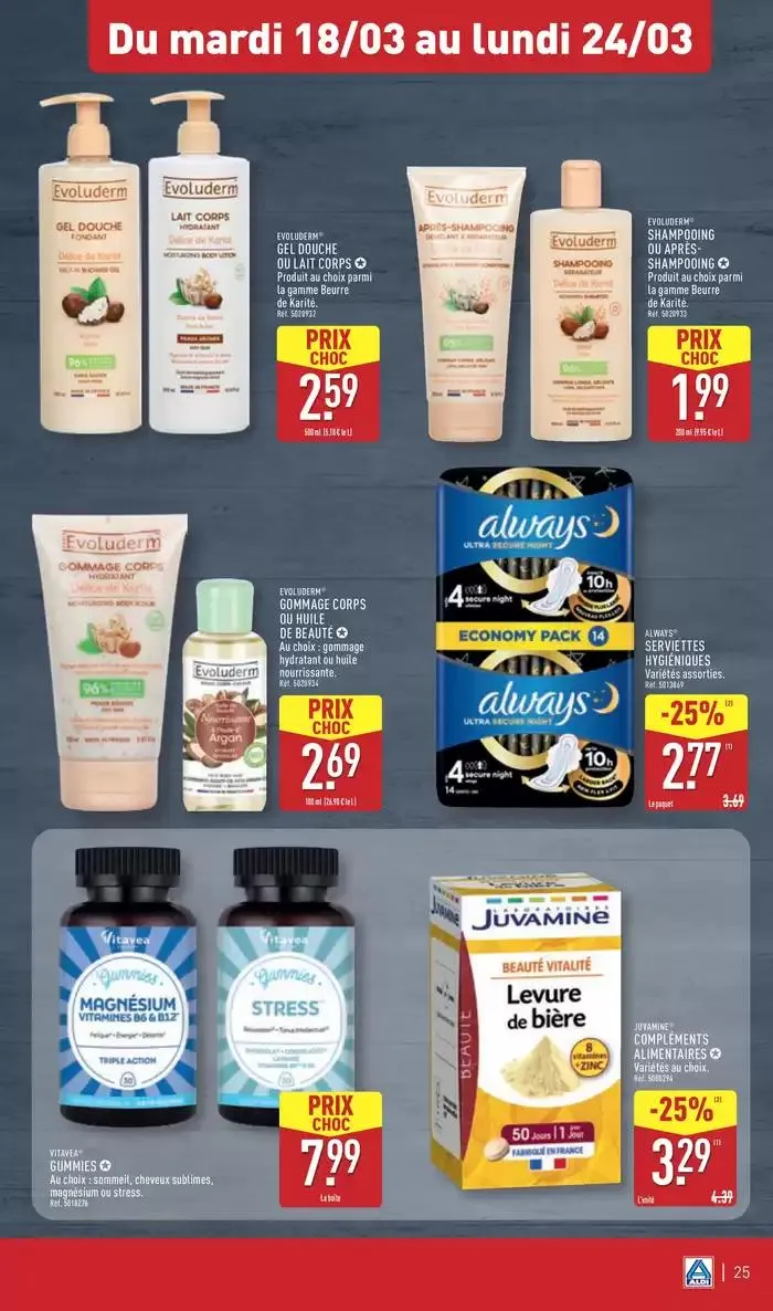 Arrivages marques Aldi à prix discount du 18 mars au 24 mars 2025 - Catalogue page 28