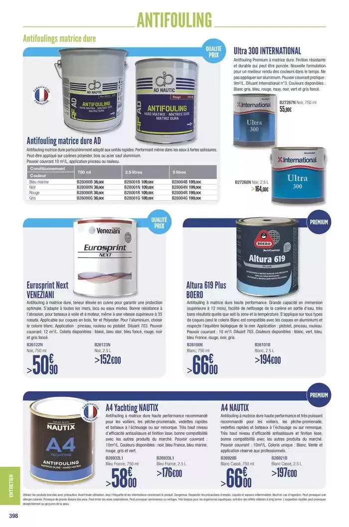 Catalogue Accastillage Diffusion 2025 du 1 janvier au 31 décembre 2025 - Catalogue page 400