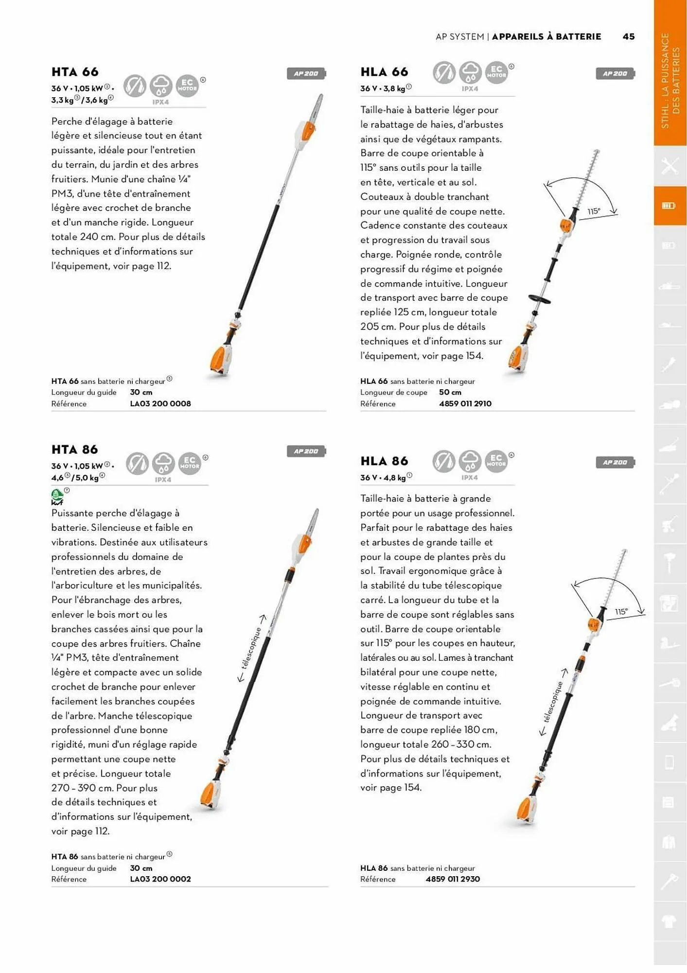 Catalogue Verts Loisirs du 3 août au 31 décembre 2023 - Catalogue page 45