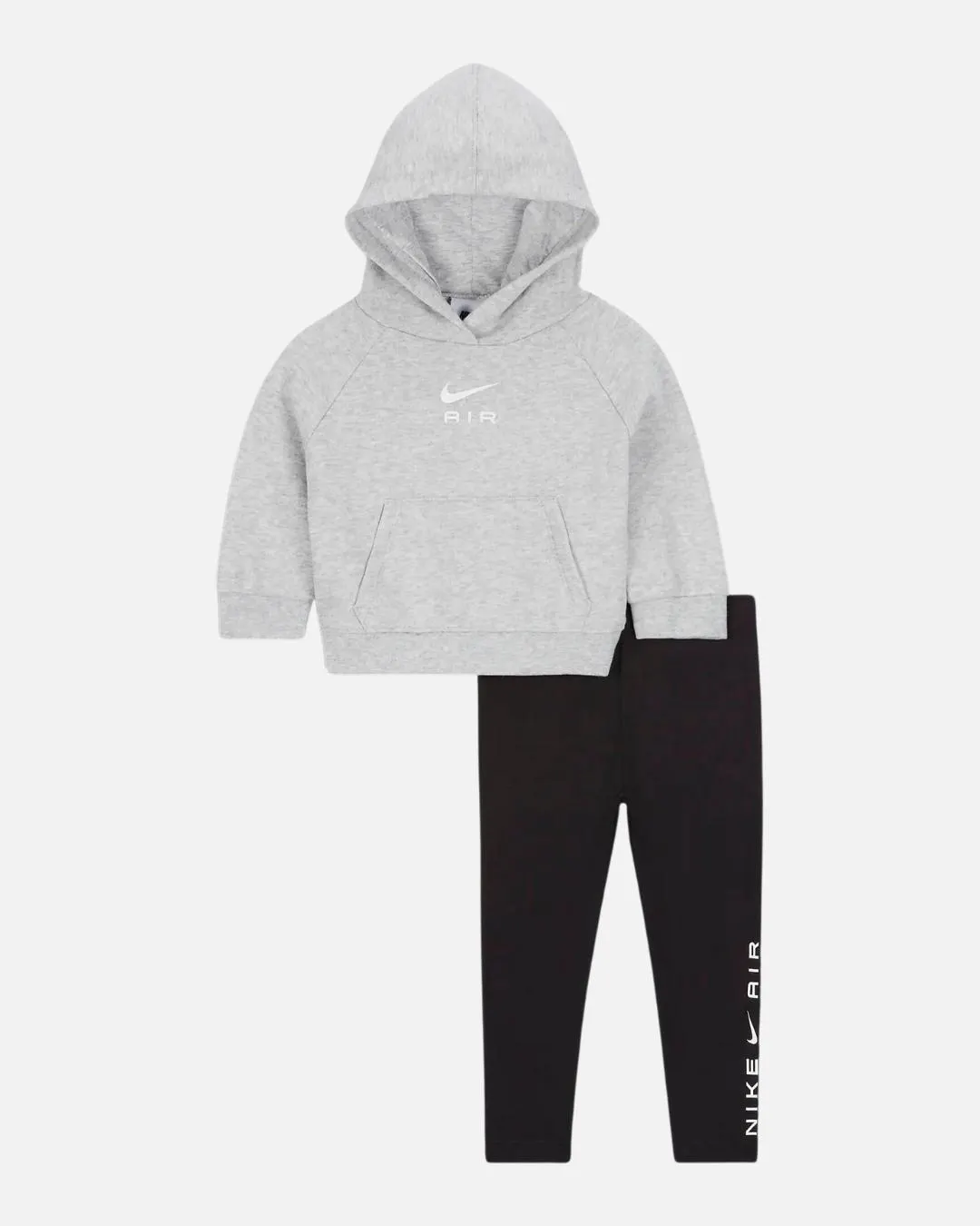 Air Baby Hoodie and Leggings Set - Gray