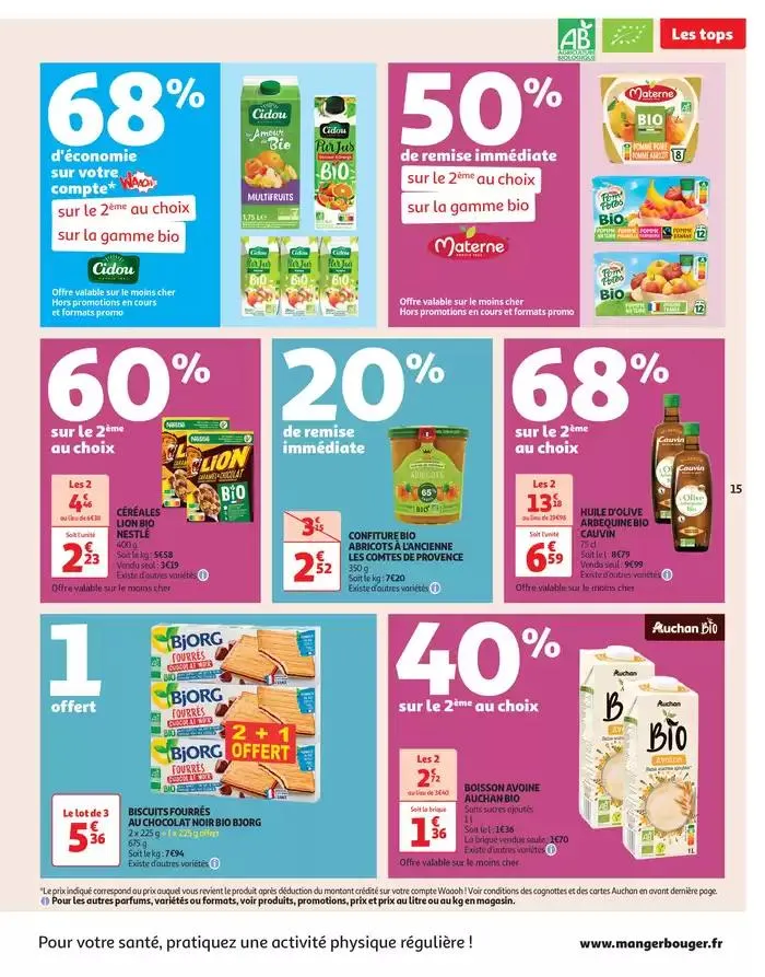 Des prix aussi bas, c'est le top du 29 avril au 11 mai 2025 - Catalogue page 15