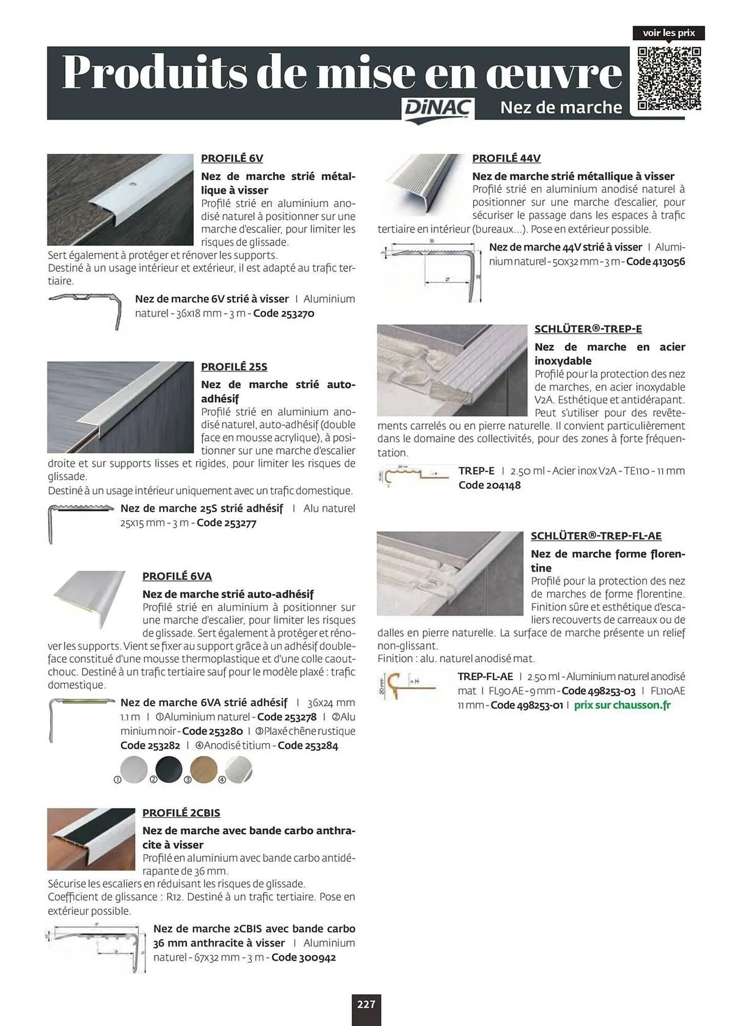 Catalogue Chausson Matériaux du 12 septembre au 31 décembre 2026 - Catalogue page 229