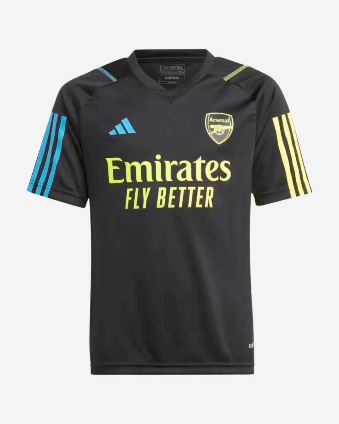 Arsenal Junior training shirt 2023/2024 - Black/Yellow/Blue