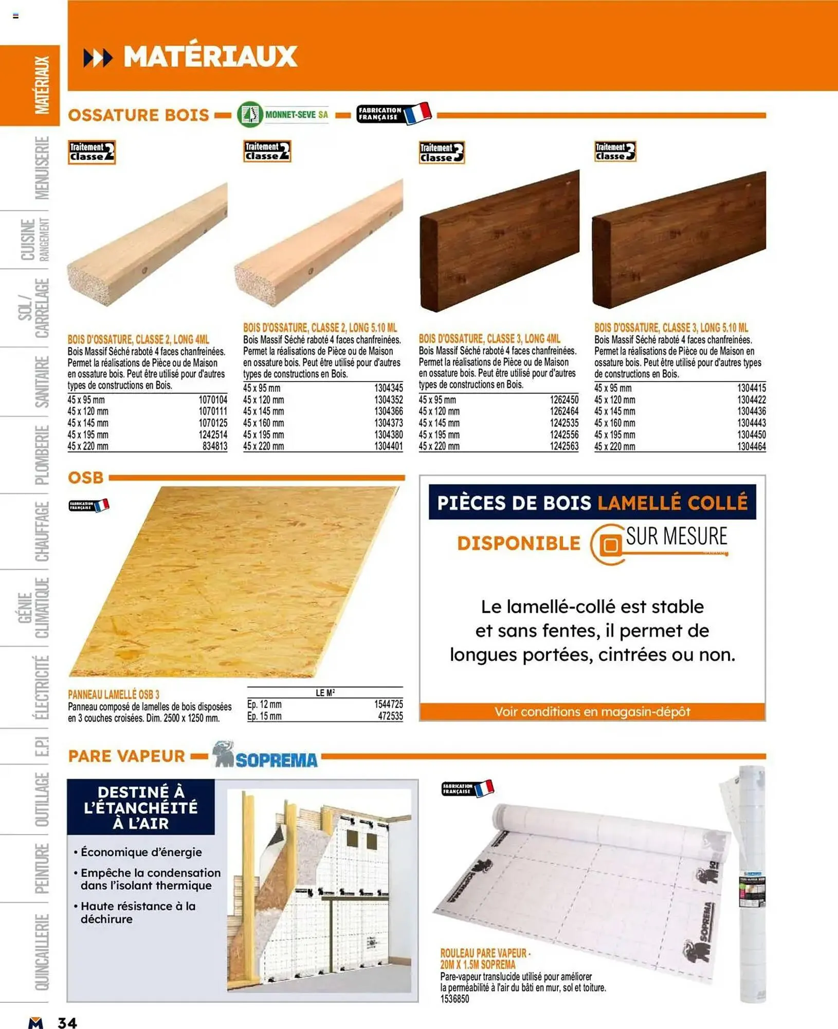 Catalogue Bricoman du 19 mars au 31 décembre 2025 - Catalogue page 34