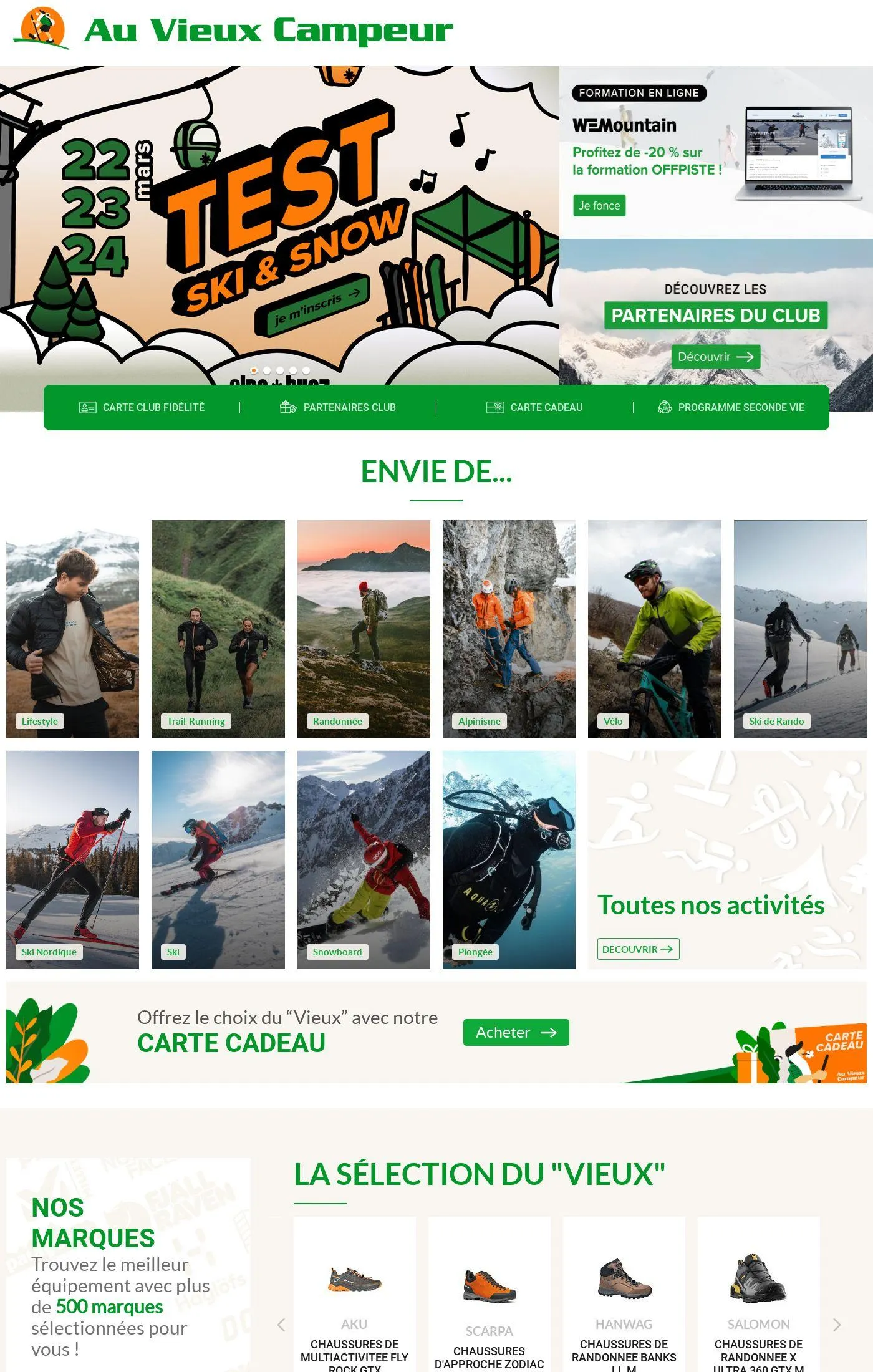 Au Vieux Campeur Catalogue actuel - 1