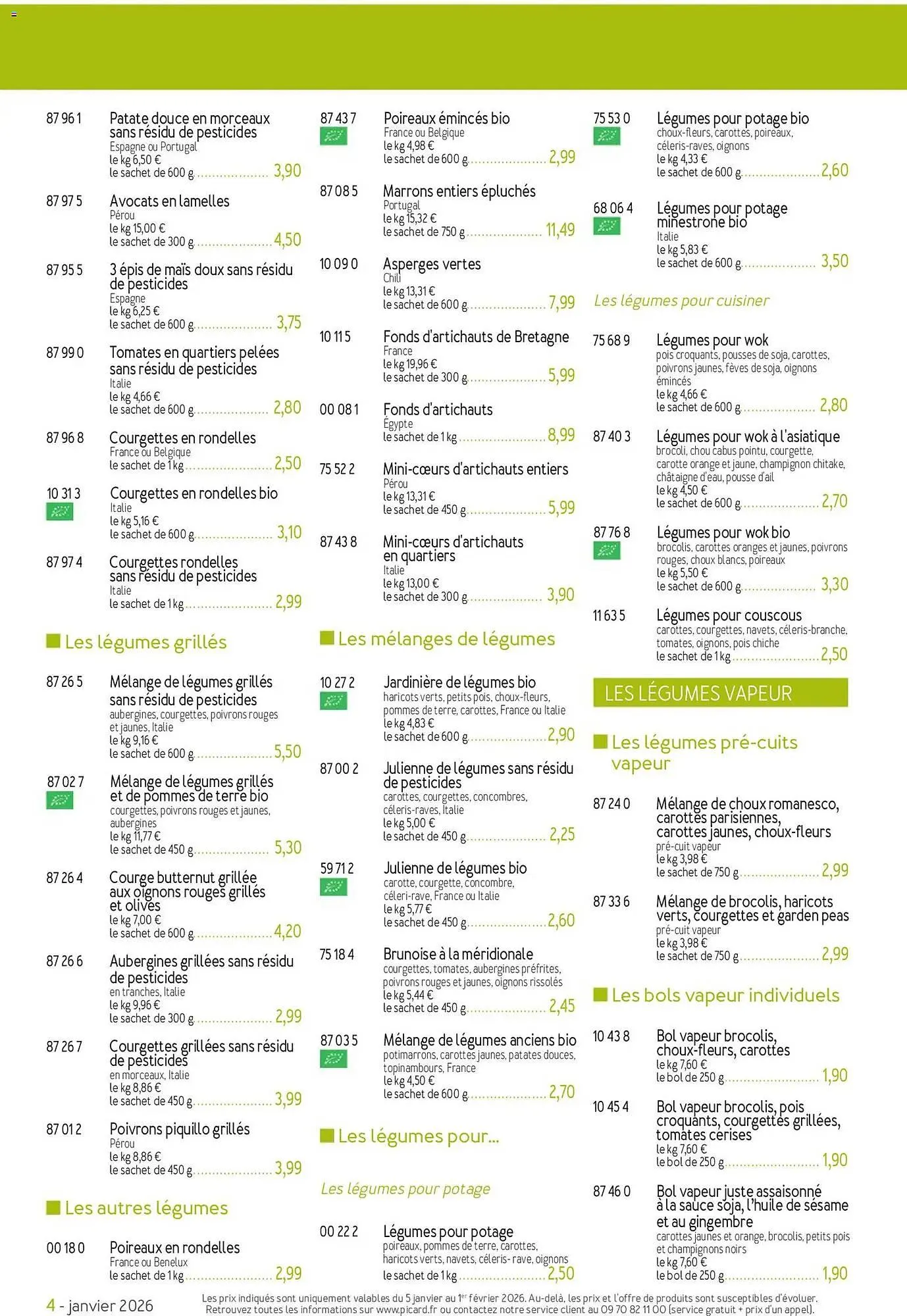 Catalogue Picard du 5 janvier au 5 avril 2026 - Catalogue page 4