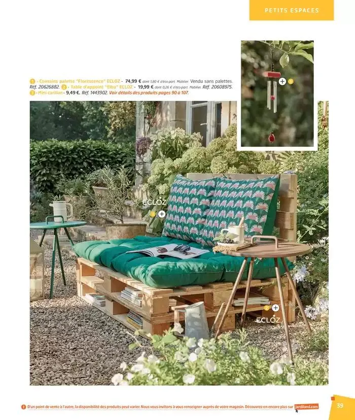 BARBEUC, SIESTE, PÉTANQUE PLACE À LA DÉTENTE du 27 février au 23 juin 2025 - Catalogue page 39