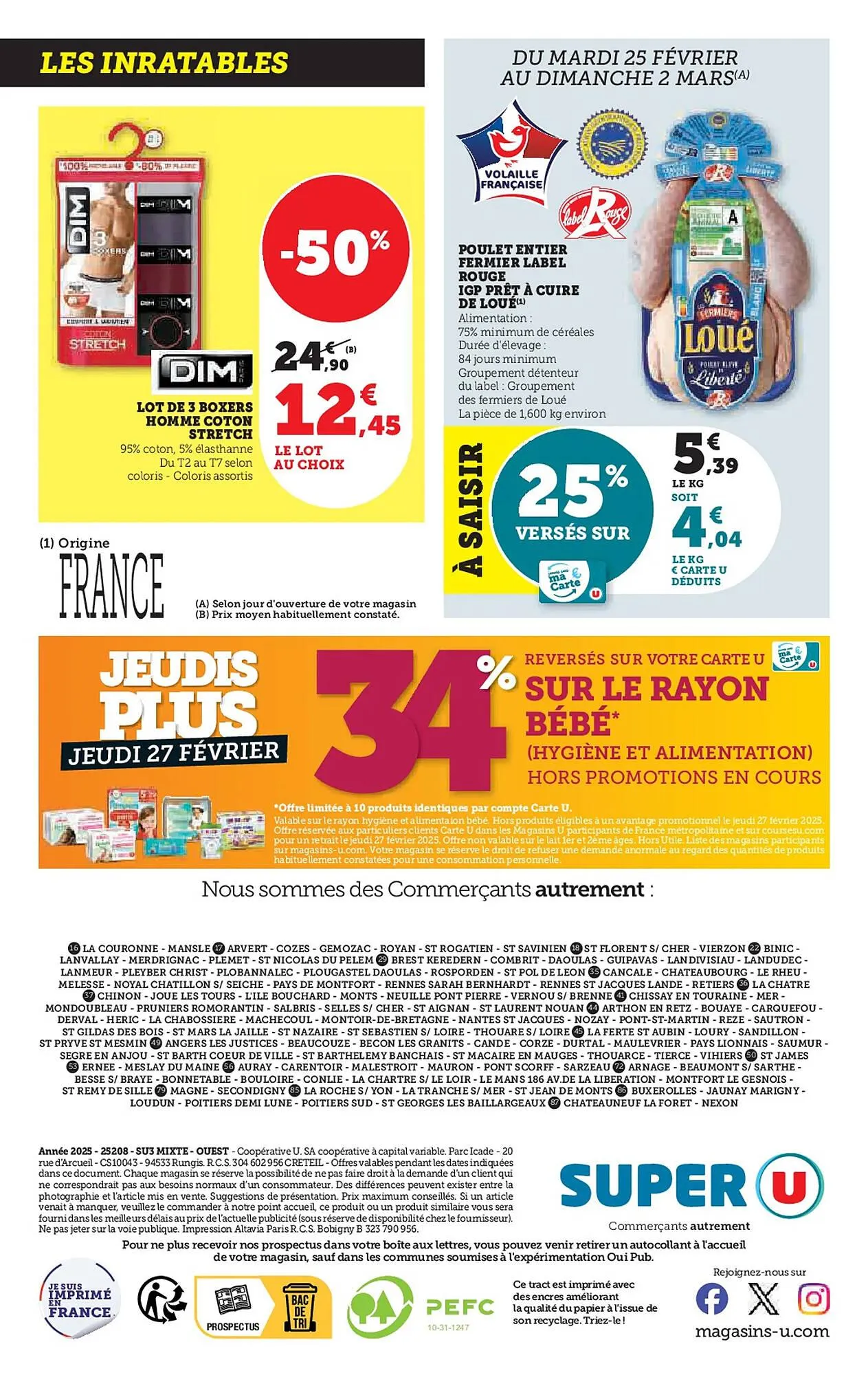 Catalogue Super U du 25 février au 9 mars 2025 - Catalogue page 36