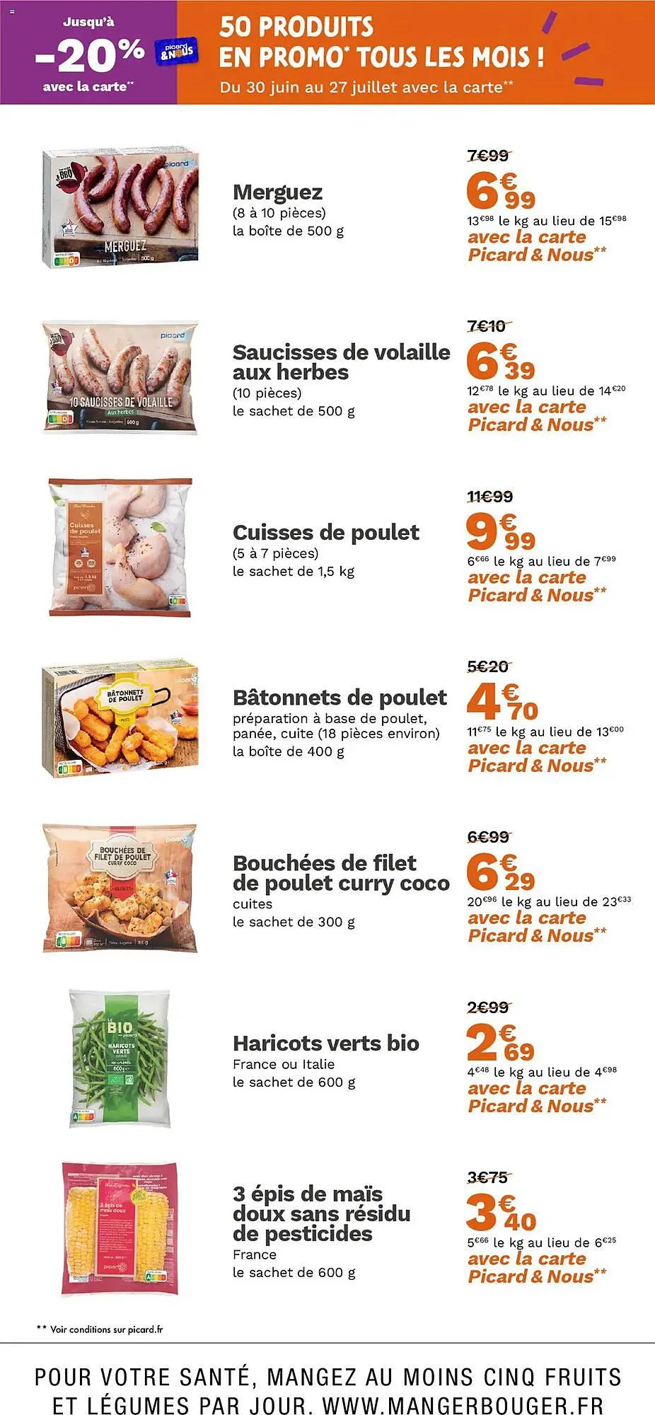 Catalogue Picard du 30 juin au 27 juillet 2025 - Catalogue page 9