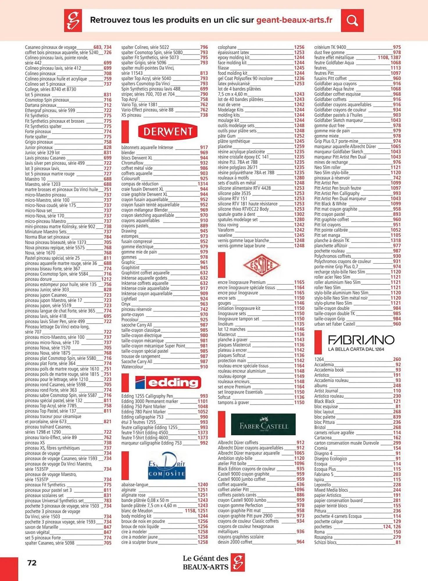 Catalogue Le Géant des Beaux-Arts du 6 janvier au 31 décembre 2025 - Catalogue page 170