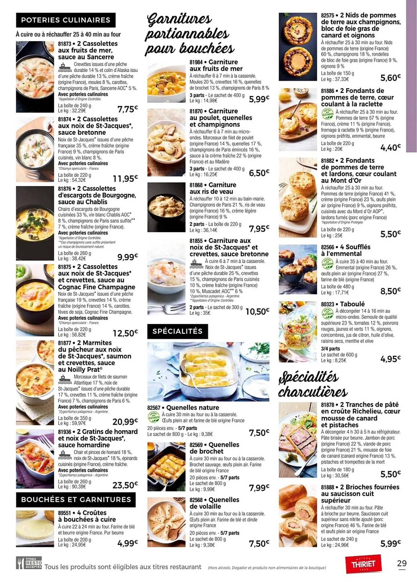 Catalogue Thiriet du 11 juillet au 6 août 2025 - Catalogue page 29