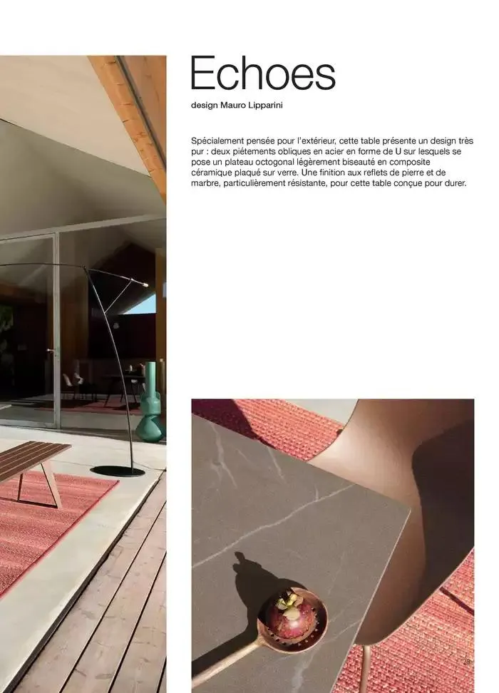 OUTDOOR COLLECTION - MEUBLES POUR L'EXTERIEUR du 1 janvier au 31 décembre 2025 - Catalogue page 25