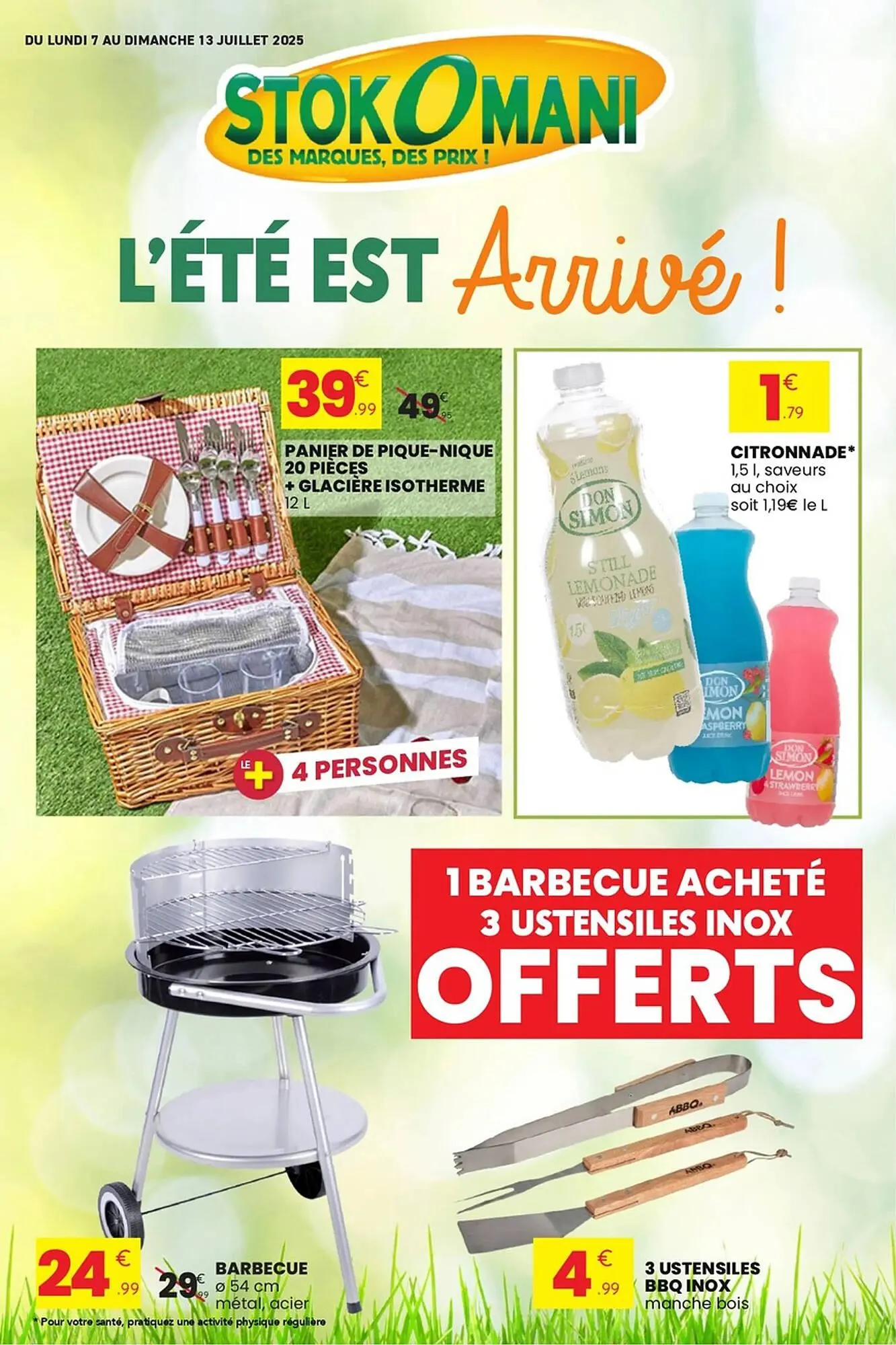 Catalogue Stokomani du 7 juillet au 13 juillet 2025 - Catalogue page 1