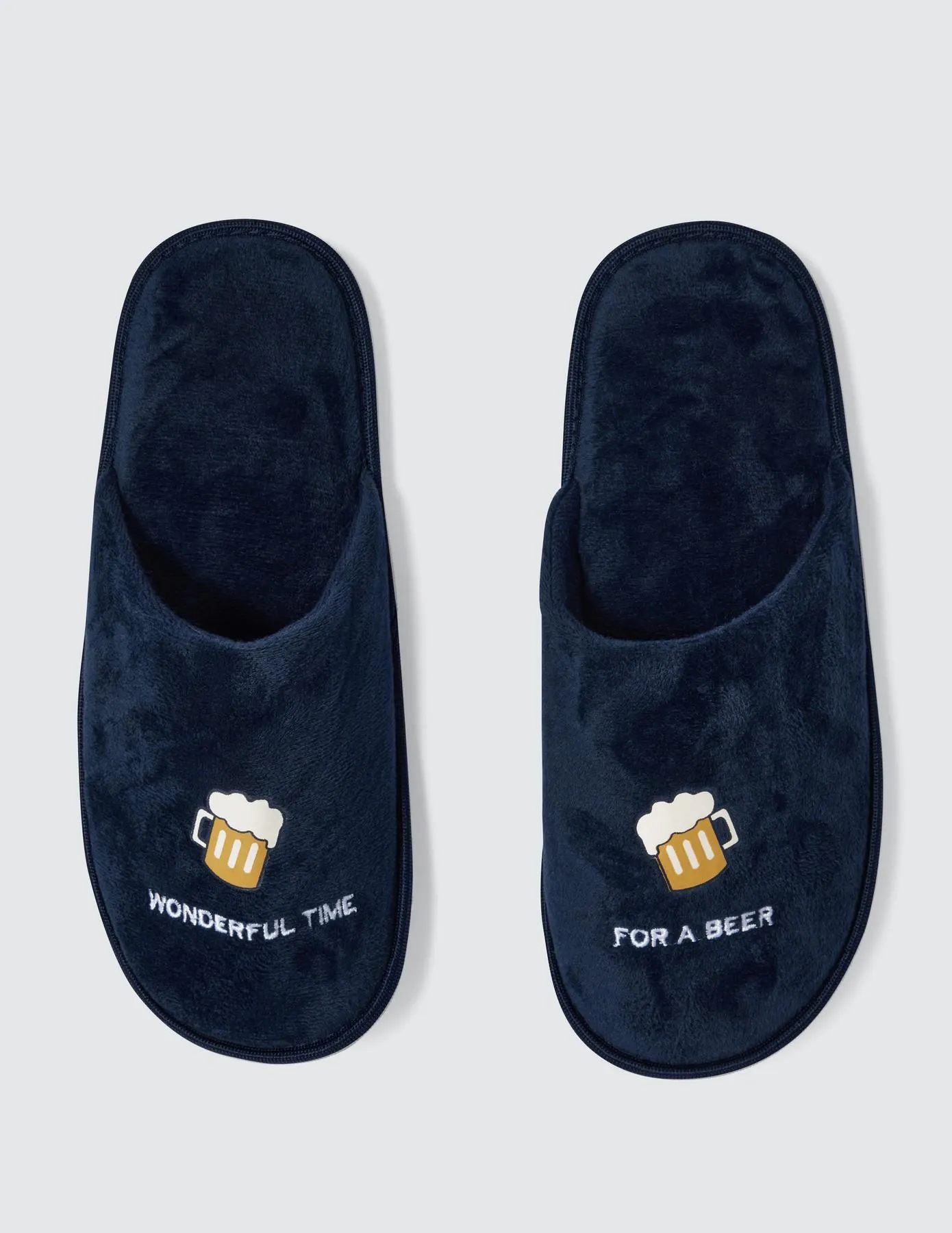 Chaussons Food - Bleu foncé