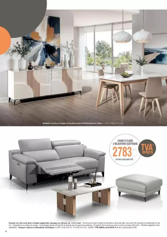 Jusqu’au 26 avril, profitez de la TVA OFFERTE du 21 mars au 26 avril 2025 - Catalogue page 4