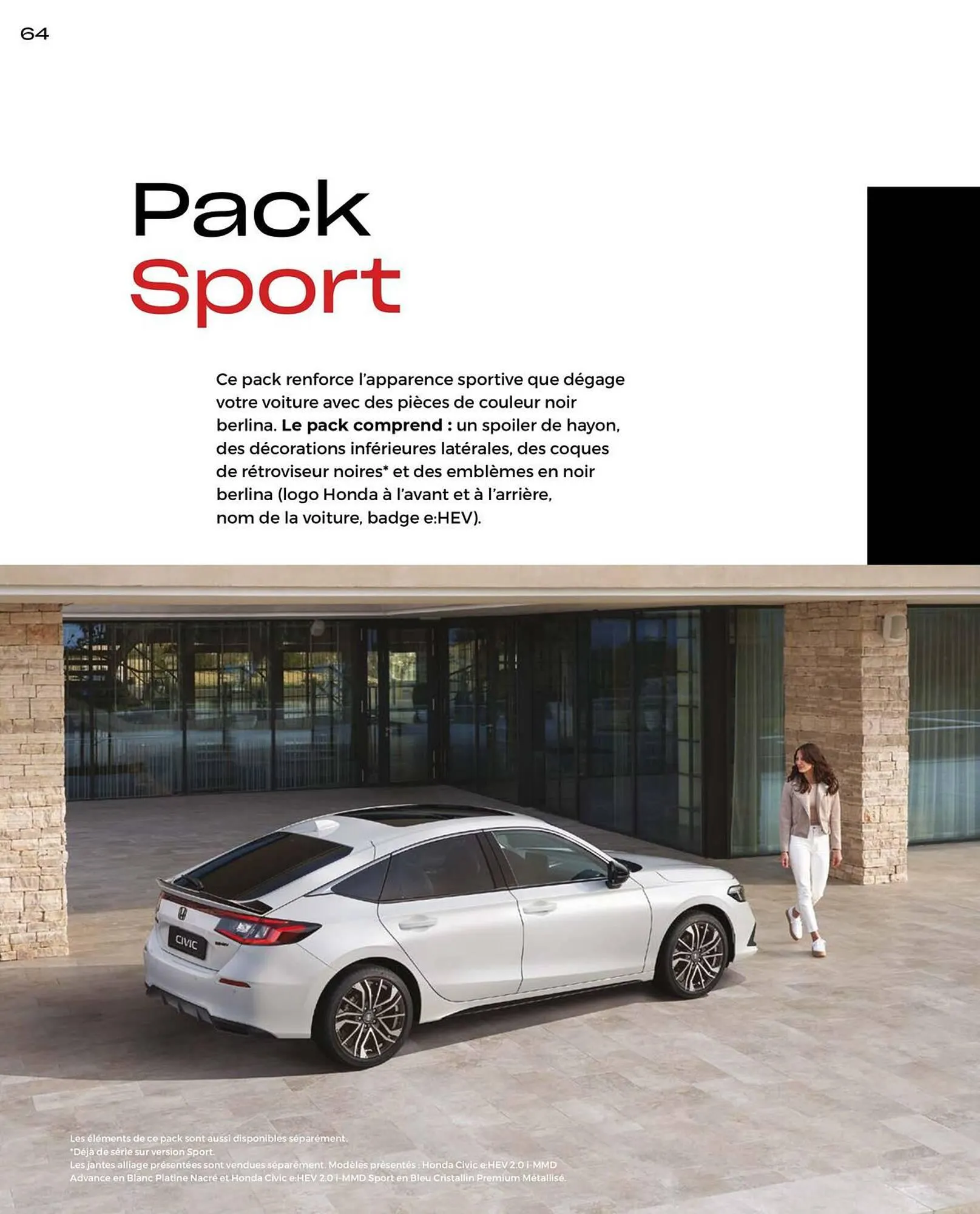 Catalogue Honda Civic Hybrid du 20 décembre au 30 juin 2024 - Catalogue page 64