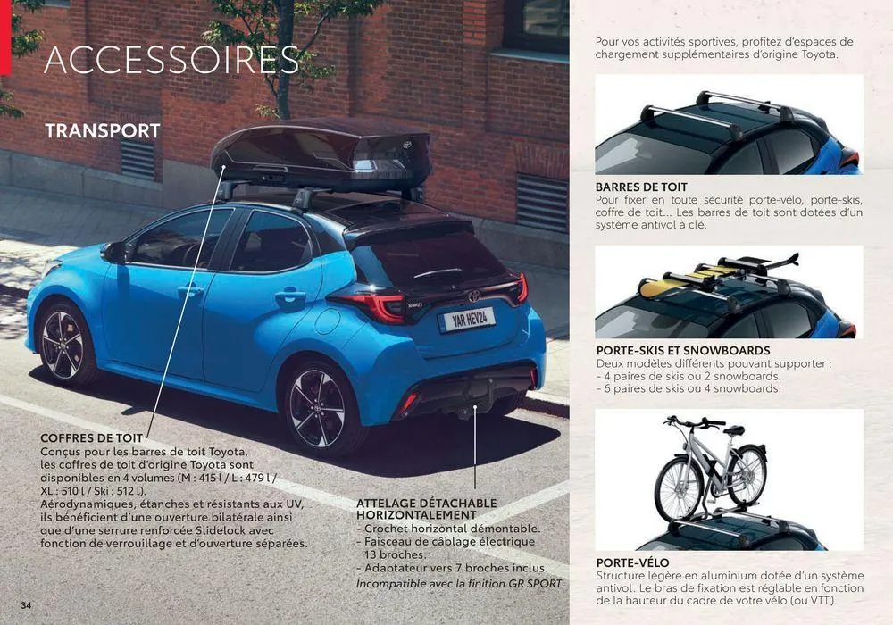 Toyota Nouvelle Yaris du 18 juin au 18 juin 2025 - Catalogue page 34