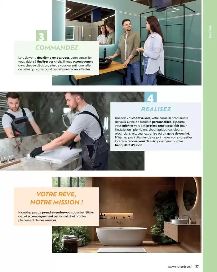 SALLE DE DE BAINS ET CARRELAGE 2025 du 11 avril au 31 décembre 2025 - Catalogue page 39