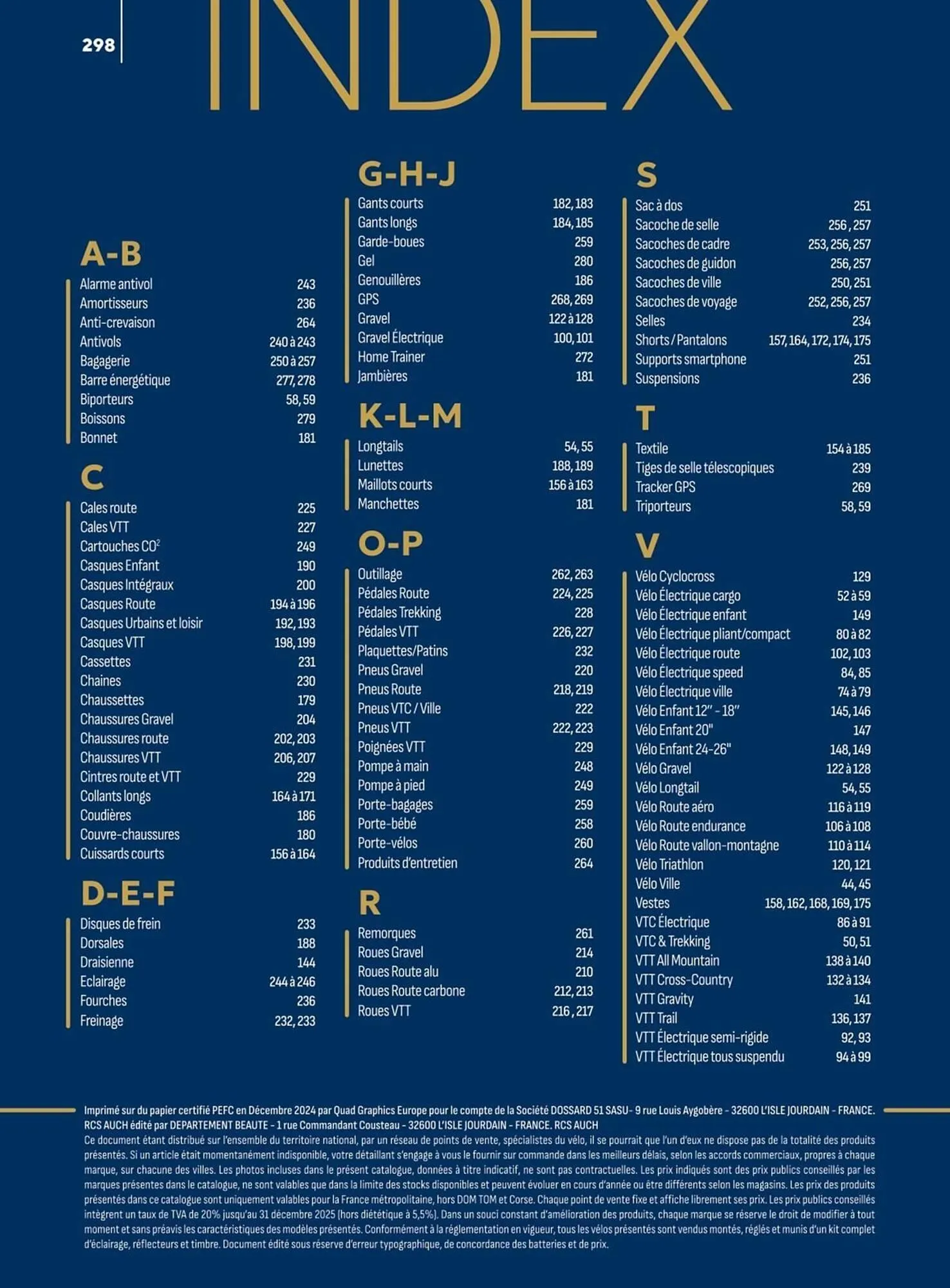 Catalogue Culture Vélo du 2 mai au 31 décembre 2025 - Catalogue page 298