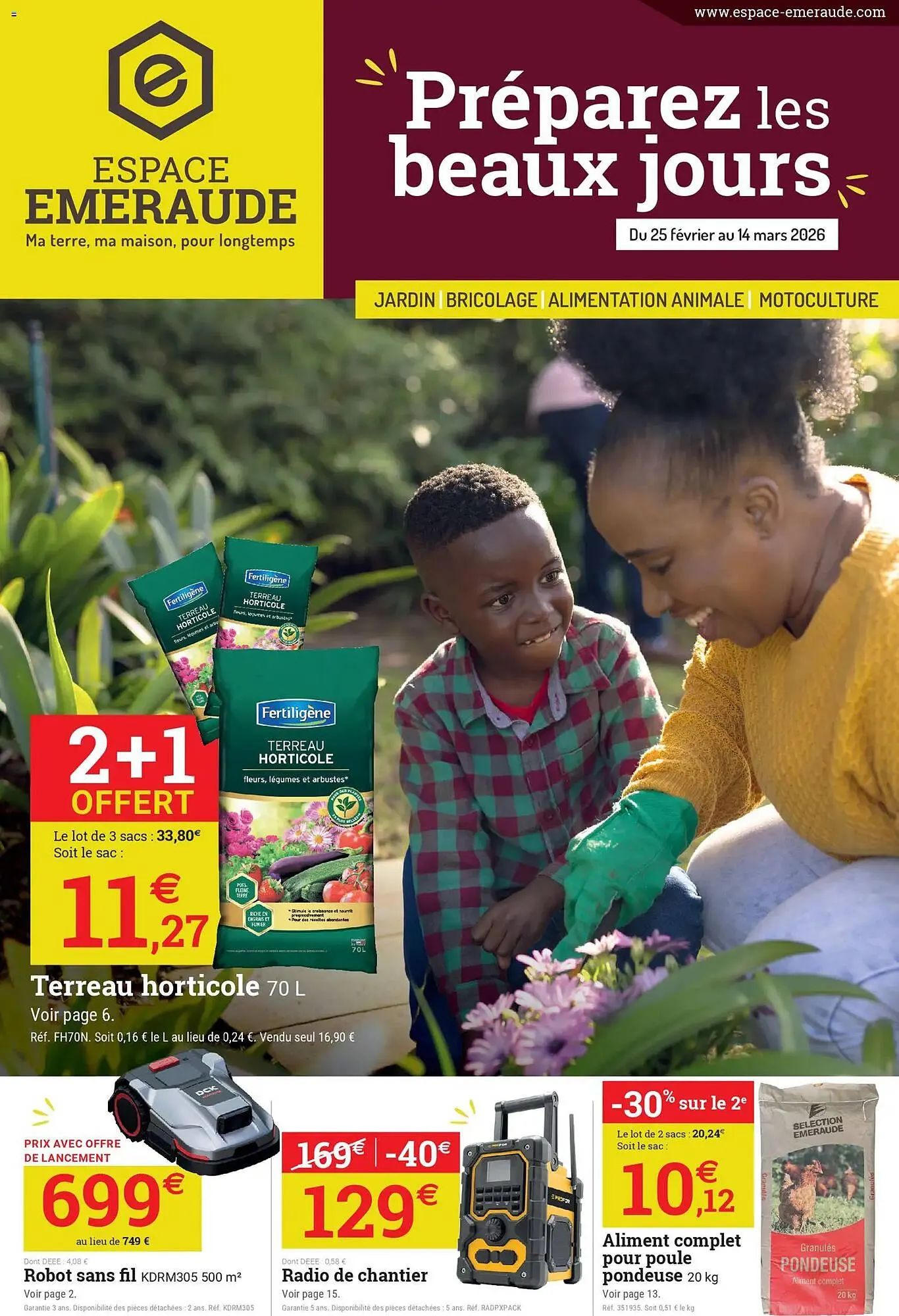 Catalogue Espace emeraude du 25 février au 14 mars 2026 - Catalogue page 1