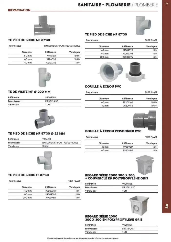Tout faire +de 15 000 Produits du 17 décembre au 30 juin 2025 - Catalogue page 687