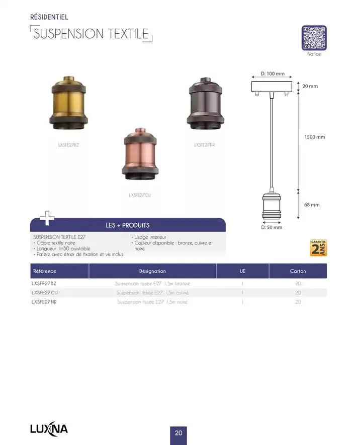 LUXNA 2025 du 1 janvier au 31 décembre 2026 - Catalogue page 22