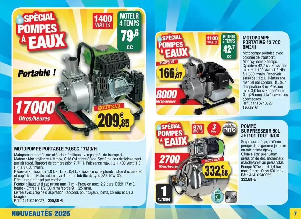 Spécial nouveautés 2025 du 25 février au 31 mai 2025 - Catalogue page 7