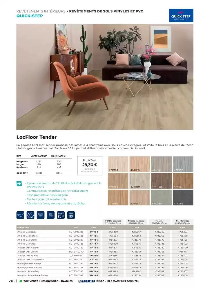 Catalogue 2025 Agenceurs du 25 avril au 31 décembre 2025 - Catalogue page 216