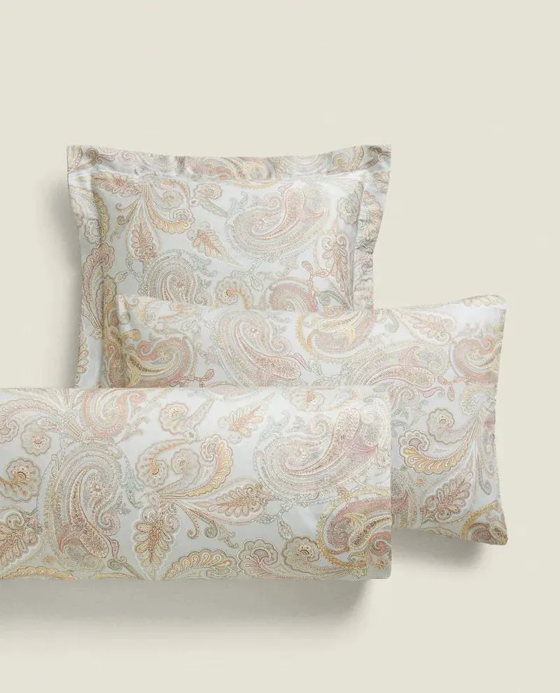 FUNDA DE ALMOHADA ESTAMPADO PAISLEY