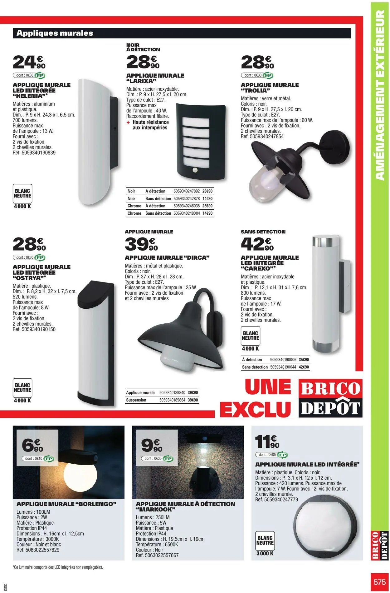 Brico Dépôt Catalogue actuel du 24 mars au 31 juillet 2025 - Catalogue page 575